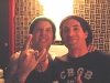 Troy Spiropoulos and Tracii Guns of LA Guns at Nightingale Studios (N. Hollywood, CA, 4-28-06) during the Blowback sessions